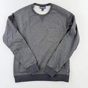 PATAGONIA Mahyna Fleece Crewneck Size M Mens Charcoal 26375